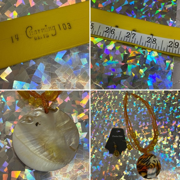 Maximalist Colorful Beach Poolside Vacation Complete Outfit Bundle w/ Bag Medium - Picture 9 of 15